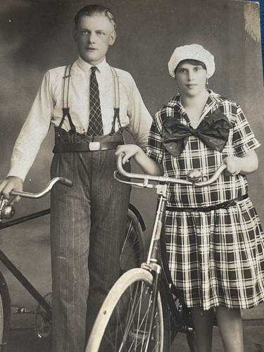 Foto paar fahrrädern - paar,