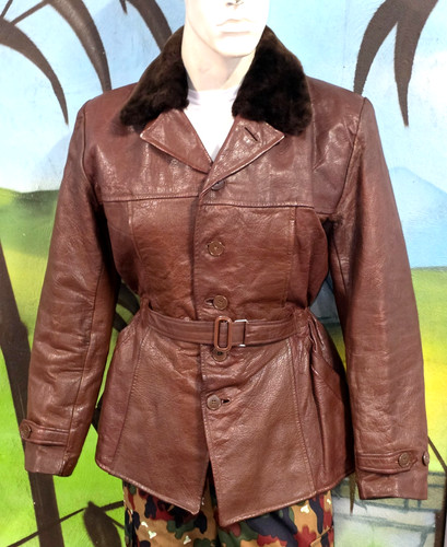 Alte 40er lederjacke - 40er, vintage