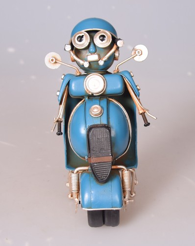 Metall roboter motorrad - metall,