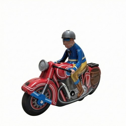 Blechmotorrad aufziehbar