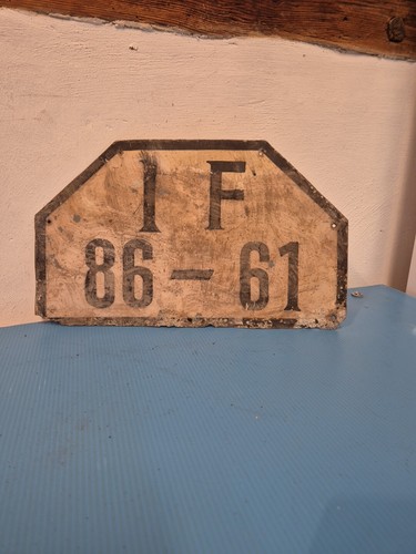Altes motorrad kfz - altes, kennzeichen