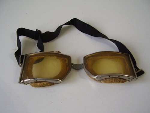 Antike seltene motorrad brille - seltene,