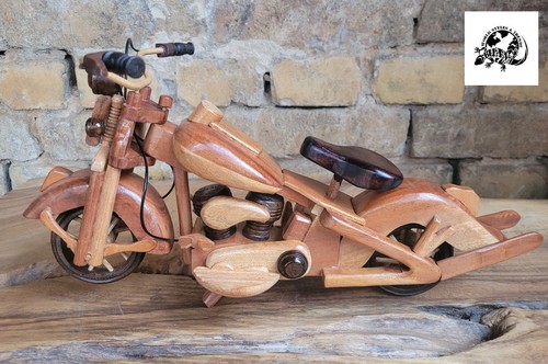 Motorrad deko aus holz - holz, cm
